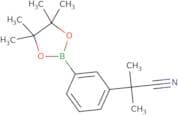 2-Methyl-2-[3-(4,4,5,5-tetramethyl-[1,3,2]dioxaborolan-2-yl)phenyl]propionitrile