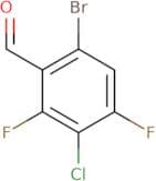 6-Bromo-3-chloro-2,4-difluorobenzaldehyde