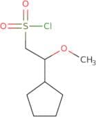 2-Cyclopentyl-2-methoxyethane-1-sulfonyl chloride