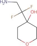 4-(2-Amino-1,1-difluoroethyl)oxan-4-ol
