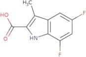 5,7-Difluoro-3-methyl-1H-indole-2-carboxylic acid