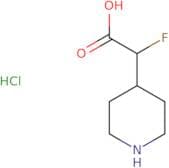 2-Fluoro-2-(piperidin-4-yl)acetic acid hydrochloride