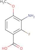3-Amino-2-fluoro-4-methoxybenzoic acid
