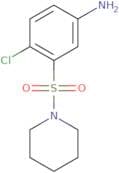 4-Chloro-3-(piperidine-1-sulfonyl)aniline