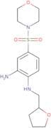 4-(Morpholine-4-sulfonyl)-1-N-(oxolan-2-ylmethyl)benzene-1,2-diamine
