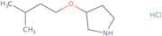 3-(3-Methylbutoxy)pyrrolidine hydrochloride
