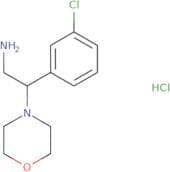 2-(3-Chlorophenyl)-2-(morpholin-4-yl)ethan-1-amine hydrochloride