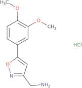 [5-(3,4-Dimethoxyphenyl)-1,2-oxazol-3-yl]methanamine hydrochloride