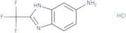 2-Trifluoromethyl-3H-benzoimidazol-5-ylaminehydrochloride