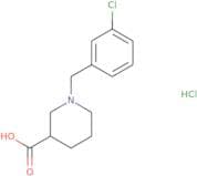 1-(3-Chloro-benzyl)-piperidine-3-carboxylic acid hydrochloride
