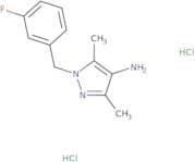 1-[(3-Fluorophenyl)methyl]-3,5-dimethyl-1H-pyrazol-4-amine dihydrochloride