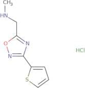 Methyl({[3-(thiophen-2-yl)-1,2,4-oxadiazol-5-yl]methyl})amine hydrochloride