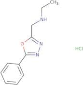 Ethyl[(5-phenyl-1,3,4-oxadiazol-2-yl)methyl]amine hydrochloride