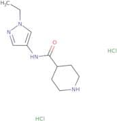 N-(1-Ethyl-1H-pyrazol-4-yl)piperidine-4-carboxamide dihydrochloride