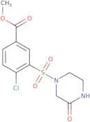 Methyl 4-chloro-3-[(3-oxopiperazin-1-yl)sulfonyl]benzoate