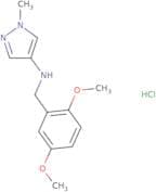 N-[(2,5-Dimethoxyphenyl)methyl]-1-methyl-1H-pyrazol-4-amine hydrochloride
