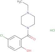 4-Chloro-2-(4-ethylpiperazine-1-carbonyl)phenol hydrochloride