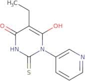 5-Ethyl-6-hydroxy-3-(pyridin-3-yl)-2-sulfanyl-3,4-dihydropyrimidin-4-one