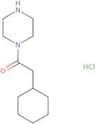 2-Cyclohexyl-1-(piperazin-1-yl)ethan-1-one hydrochloride