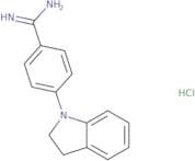 4-(2,3-Dihydro-1H-indol-1-yl)benzene-1-carboximidamide hydrochloride