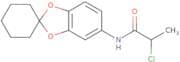 2-Chloro-N-{spiro[1,3-dioxaindane-2,1'-cyclohexane]-6-yl}propanamide
