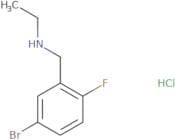 [(5-Bromo-2-fluorophenyl)methyl](ethyl)amine hydrochloride