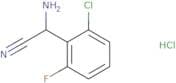 2-Amino-2-(2-chloro-6-fluorophenyl)acetonitrile hydrochloride