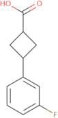 3-(3-Fluorophenyl)cyclobutane-1-carboxylic acid