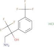 3-Amino-1,1,1-trifluoro-2-[3-(trifluoromethyl)phenyl]propan-2-ol hydrochloride