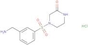 4-[3-(Aminomethyl)benzenesulfonyl]piperazin-2-one hydrochloride