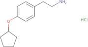2-[4-(Cyclopentyloxy)phenyl]ethan-1-amine hydrochloride