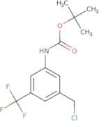 tert-Butyl N-[3-(chloromethyl)-5-(trifluoromethyl)phenyl]carbamate