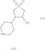 1,1-Dioxo-4-piperazin-1-ylthiolan-3-ol dihydrochloride