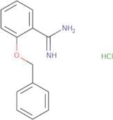 2-(Benzyloxy)benzene-1-carboximidamide hydrochloride