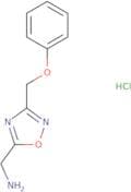 (3-(Phenoxymethyl)-1,2,4-oxadiazol-5-yl)methanamine hydrochloride