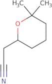 2-(6,6-Dimethyloxan-2-yl)acetonitrile
