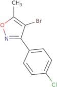 4-Bromo-3-(4-chlorophenyl)-5-methyl-1,2-oxazole