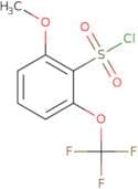 2-Methoxy-6-(trifluoromethoxy)benzene-1-sulfonyl chloride