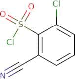 2-Chloro-6-cyanobenzene-1-sulfonyl chloride
