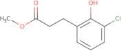 Methyl 3-(3-chloro-2-hydroxyphenyl)propanoate