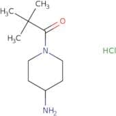 1-(4-Aminopiperidin-1-yl)-2,2-dimethylpropan-1-one hydrochloride