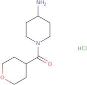 (4-Aminopiperidin-1-yl)(tetrahydro-2H-pyran-4-yl)methanone hydrochloride