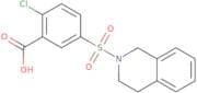 2-Chloro-5-(1,2,3,4-tetrahydroisoquinoline-2-sulfonyl)benzoic acid