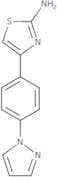 4-[4-(1H-Pyrazol-1-yl)phenyl]-1,3-thiazol-2-amine