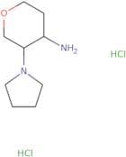3-(Pyrrolidin-1-yl)oxan-4-amine dihydrochloride