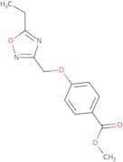 Methyl 4-[(5-ethyl-1,2,4-oxadiazol-3-yl)methoxy]benzoate