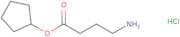 Cyclopentyl 4-aminobutanoate hydrochloride