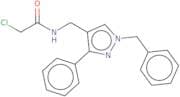 N-[(1-Benzyl-3-phenyl-1H-pyrazol-4-yl)methyl]-2-chloroacetamide