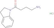4-Amino-1-(2,3-dihydro-1H-indol-1-yl)butan-1-one hydrochloride