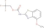 2,2,2-Trifluoroethyl N-(4-methoxy-1,3-benzothiazol-2-yl)carbamate